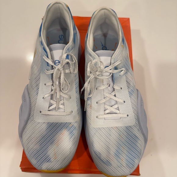 Nike Air Zoom Superrep 3 Amp Sneakers White Blue Yellow. Women’s size 9.5 - Picture 2 of 7